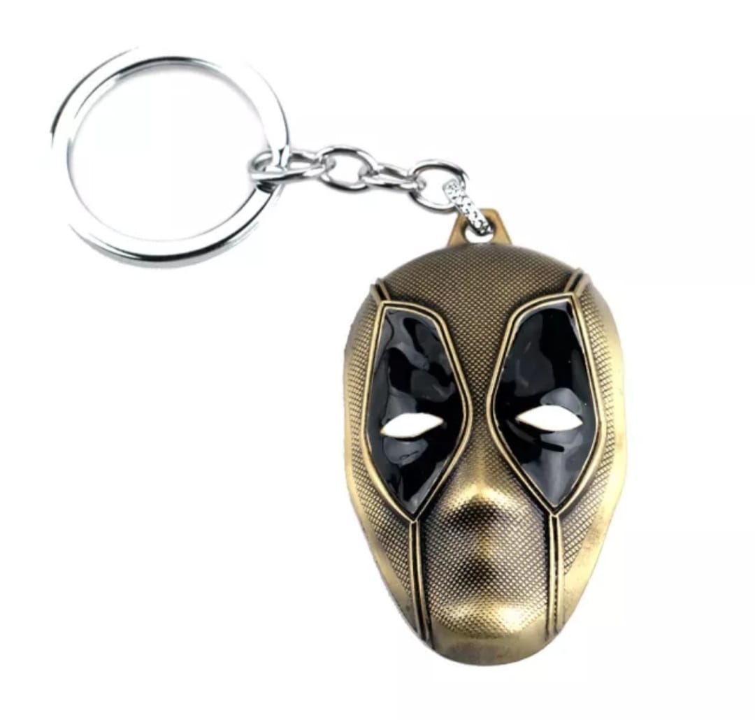 Deadpool - Zink Legering - Sleutelhanger - Goud kleur