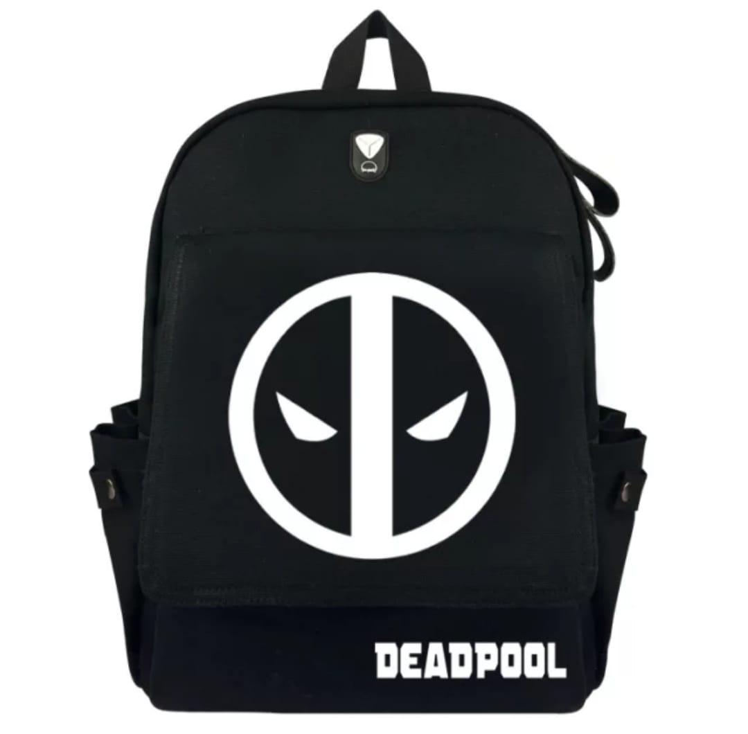 Deadpool Rugtas - White - Casual robuuste rugtas - Schooltas