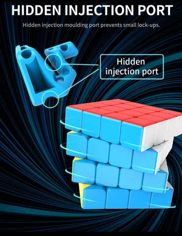 Puzzelkubus 4x4 - Speed Cube 4x4x4 - Breinbreker -Draait Soepel- Zonder stickers