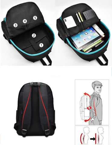 Naruto Rugzak - Vortex Naruto - Animee rugzak - Casual rugtas - Schooltas