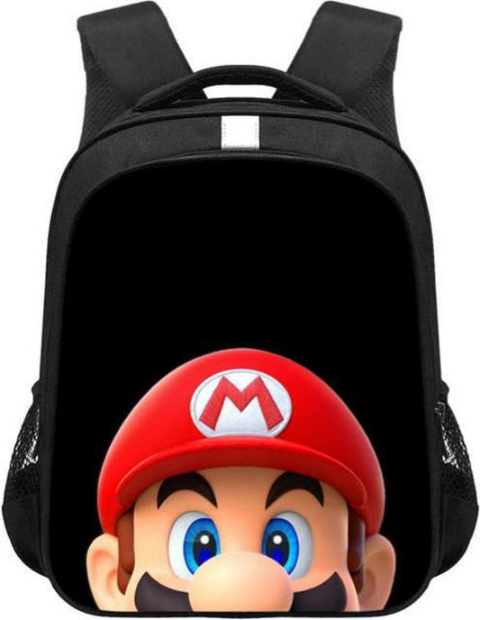 Super Mario tekening rugzak- Mario hoofd