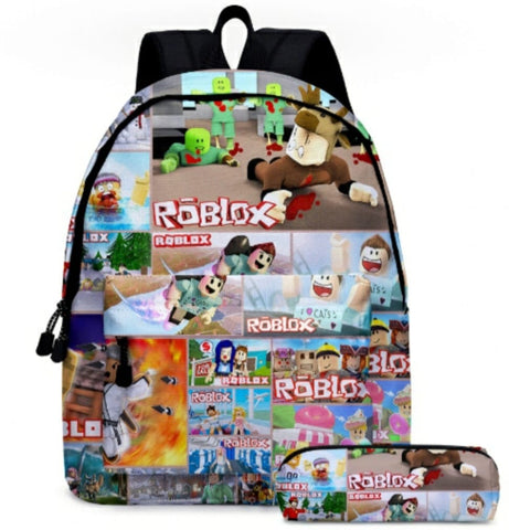 Roblox All Over Rugzak met Etui - Kinderrugzak - Schooltas