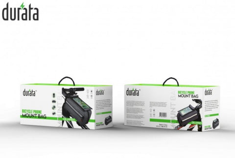 Durata - Fietstas Waterdichte fiets frametas met telefoonhouder