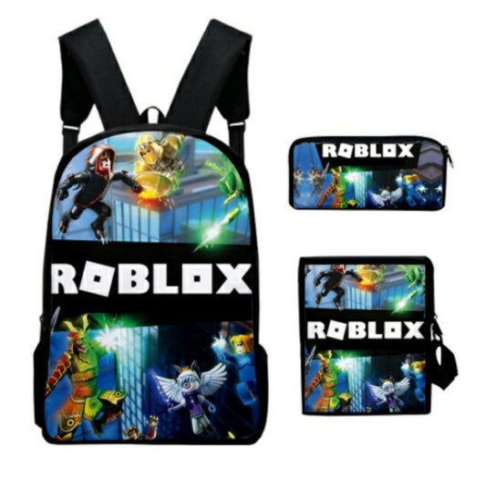 Roblox Annual Rugzak Set - Schooltas Rugtas- Rugzak-Schoudertas-Etui - Reistas
