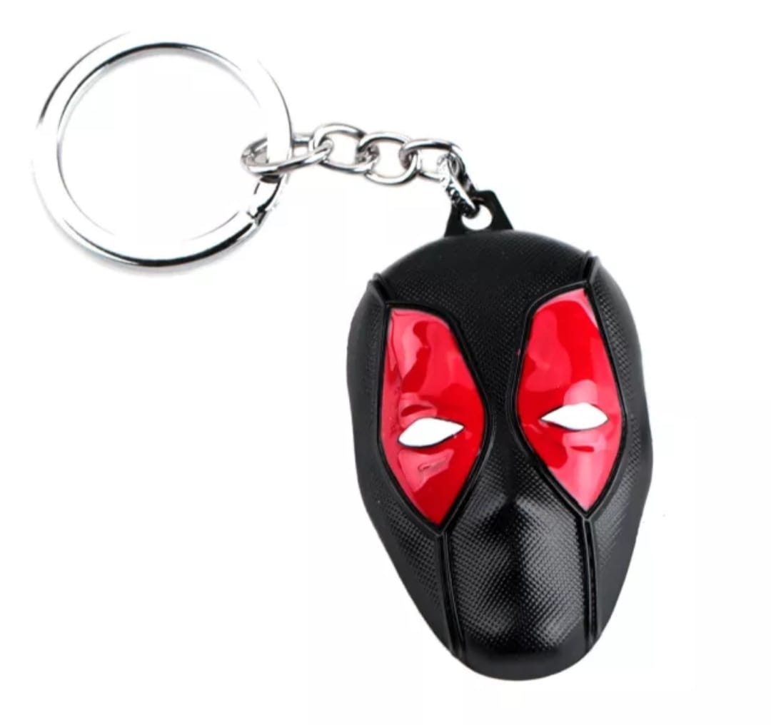 Deadpool - Zink Legering - Sleutelhanger - Zwart