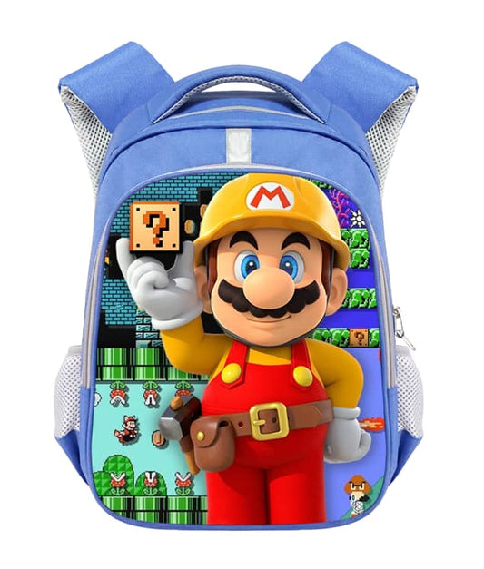 Super Mario Bouwer tekening Rugtas